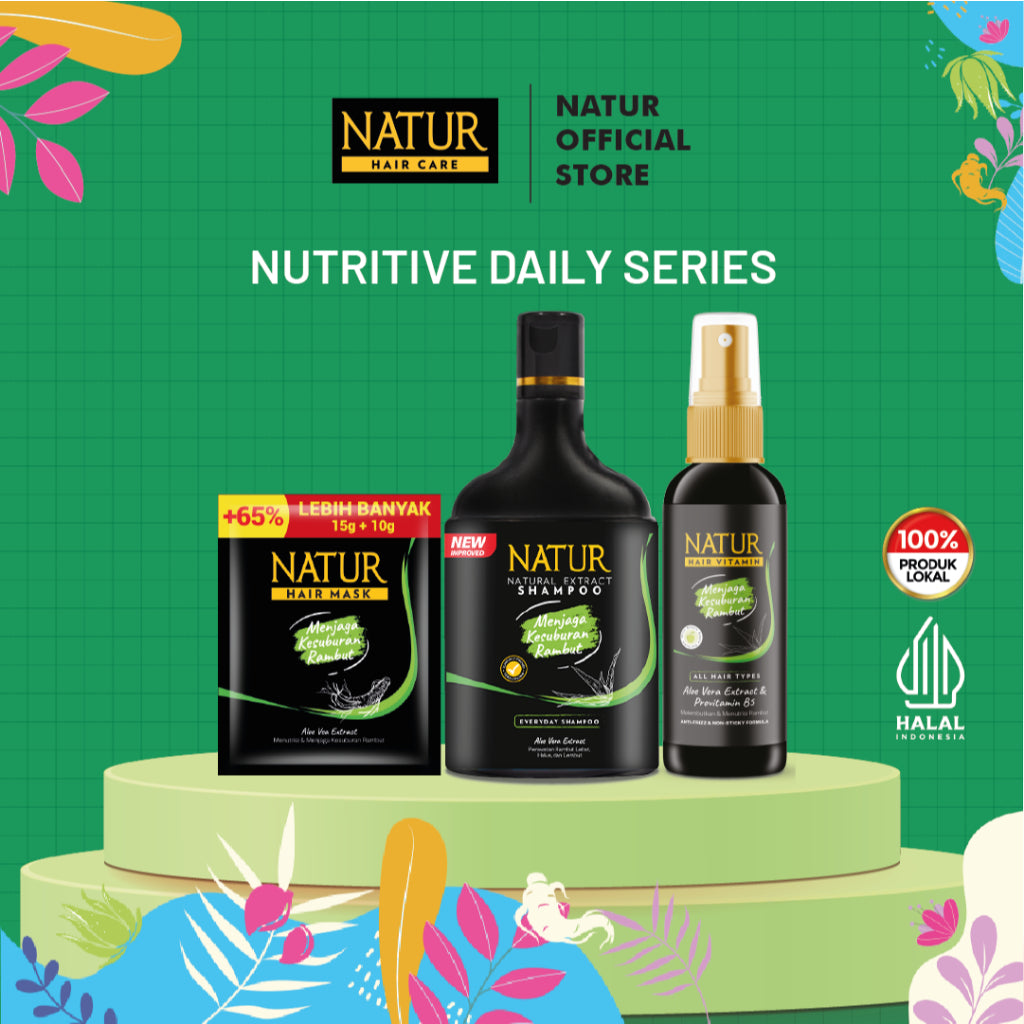 Nutritive Daily Series - Paket Rambut Lebih Tebal