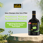 Natur Shampoo Aloe Vera 270 Ml  - Sampo untuk Melebatkan Rambut