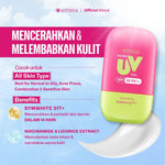[SPECIAL 11.11] NEW! Emina UV Gel Sunscreen SPF 50 PA++++ Series - Sunscreen Wajah, Sunscreen Gel, Melindungi dari Sinar UV, No Whitecast, No Comedogenic, Cepat Menyerap, Lembut, Mencerahkan, Melembapkan, Mengandung Symwhite 377+, Cica, Oat, Cocok Untuk S