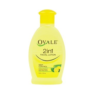 OVALE 2in1 Facial Lotion Cleanser 100ml - Ovale Pembersih Wajah Sekali Usap/HenecoBeauty