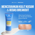 Emina Ms. Pimple Acne Solution Moisturizing Gel 20 mL - Pelembab Wajah Solusi Atasi Jerawat dengan SPF