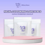 Finally Found You! Facial Cotton Pad Love 25pcs | Kapas Pembersih Makeup