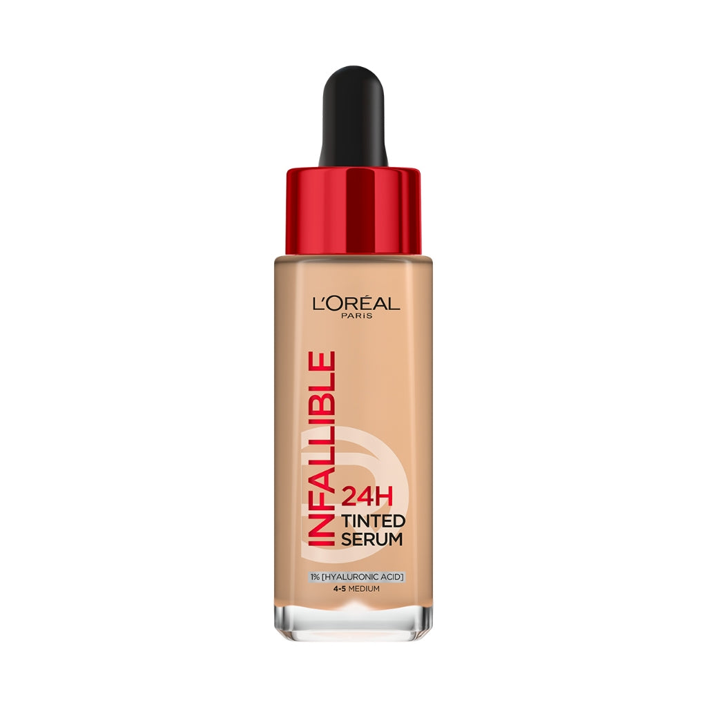 [BARU] L'OREAL PARIS INFALLIBLE 24H TINTED SERUM FOUNDATION LIGHTWEIGHT BREATHABLE RINGAN TAHAN HINGGA 24 JAM