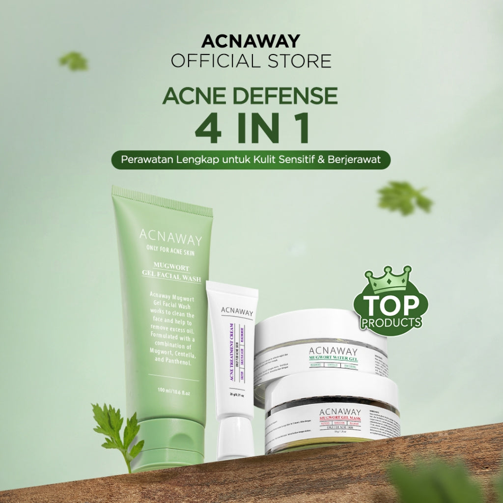 ACNAWAY Acne Treatment Cream - Krim Totol Jerawat Membandel Niacinamide Obat Jerawat Bruntusan Acne Spot Cream Untuk Mengeringkan Jerawat Meradang Anti Komedo Anti Bakteri Salep Jerawat Acne Care Menghilangkan Bekas Jerawat Acne Gel Sulfur Salicylic Acid