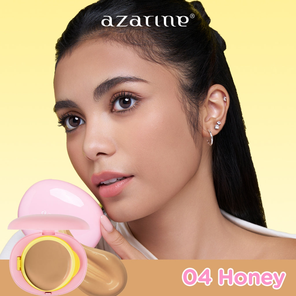 Azarine Clean and Cover Set [2 PCS] Covermatte Cushion + Calmoist Micellar Water Pembersih Wajah Daily Make Up Untuk Semua Jenis Kulit dengan PENTAVITIN™ Make Up Remover + Cushion Tahan Lama Flawless Matte Finish Lightweight Makeup Easy Application Builda