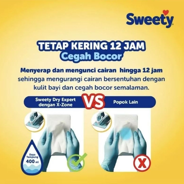 Sweety Bronze Dry X-Pert Popok Celana Bayi M 32 pcs