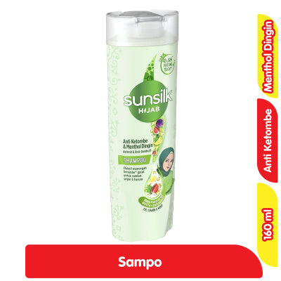 Sunsilk Sampo Anti Ketombe & Silky Botol 160 ml Sunsilk Sampo Silky Smooth Botol 160 mlSunsilk Sampo Hijab Anti Ketombe & Menthol Dingin Botol 160 ml