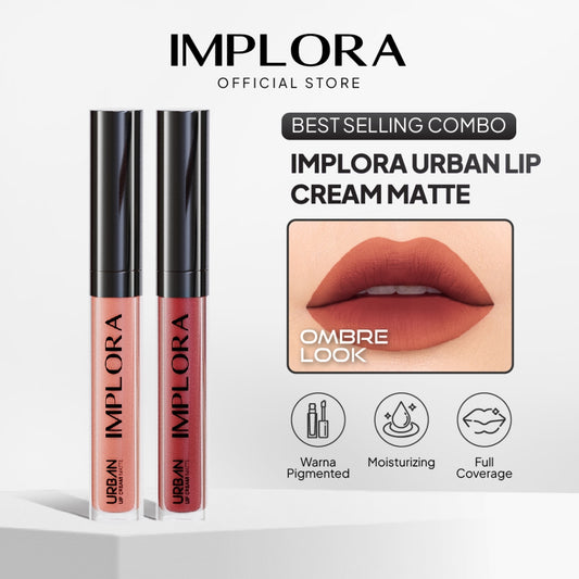 [BEST SELLING COMBO] Implora Urban Lip Cream Ombre Look
