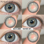 Eyeshare Softlens Bubble Gray Softlens 14.5mm Big Eyes