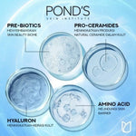 Ponds Hydra Miracle Ultra Light Biome Pembersih Wajah Cera Hyamino 90 g