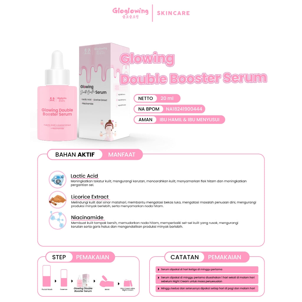 GLOGLOWING Glowing Double Booster Serum 20ml