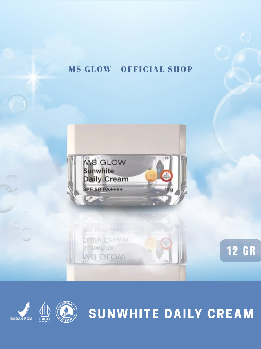 MS Glow Sunwhite Daily Cream SPF 50 PA++++