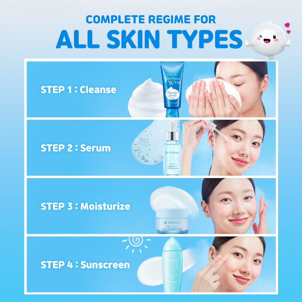 SENKA Deep Moist Hydration Heroes Set