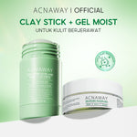 ACNAWAY Mugwort Acne & Pore Clay Mask Stick – Clay Stick Masker Wajah untuk Jerawat, Komedo, & Pori Mengangkat Sebum & Mengecilkan Pori | Panthenol + Salicylic Acid + Mugwort Mask | Masker Acne Prone Skin & Bekas Jerawat Face Mask Acne Mask Sleeping Mask