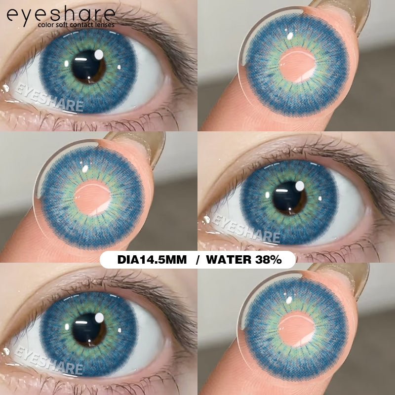 Eyeshare Softlens Lensa Kontak Mata Putih Cosplay Halloween Softlen Putih