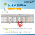 Azarine Tone Up Mineral Sunscreen Serum SPF50 PA++++ 27ml [LOLOS UJI INVIVO INVITRO] Sunscreen Mencerahkan semua jenis kulit
