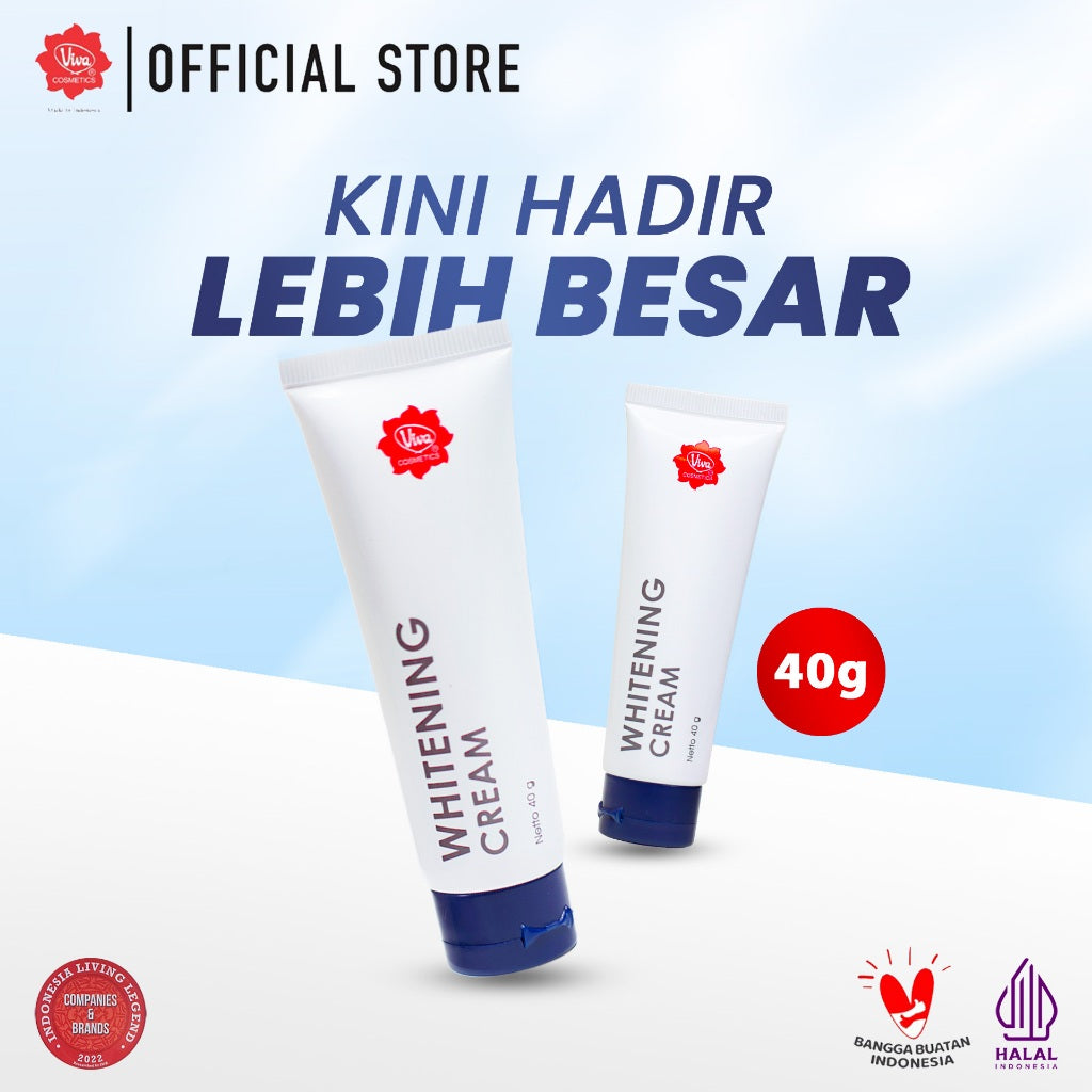 [Super Pack!!!] Viva Whitening Cream (40gr) - 2 pcs