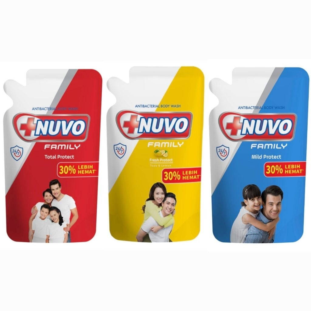 Nuvo Family Sabun Mandi Cair  Refill 825 ml