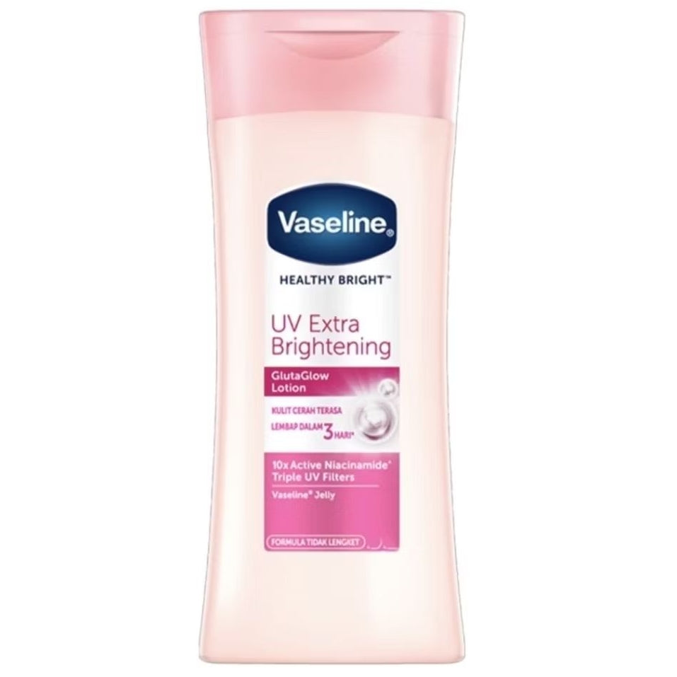 Vaseline Healthy Bright UV Extra Brightening Lotion Pelembap Tubuh GlutaGlow 100 ml