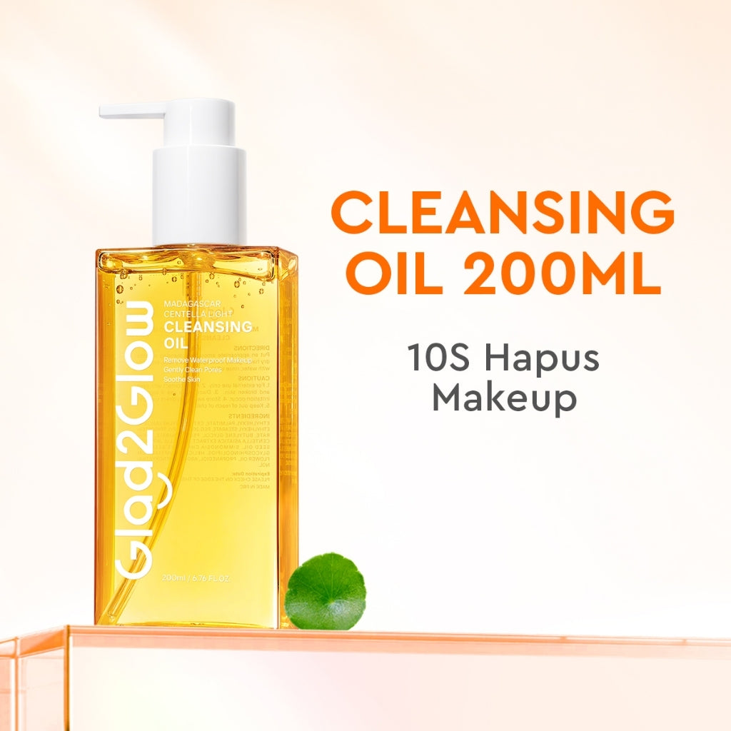 [READY STOCK]Glad2Glow Micellar Water 300ml cleansing oil cleansing balm micellar centella salycilic acid remover pembersih double cleansing pembersih make up make up remove cleanface facial  Menghilangkan jerawat Penghapus riasan g2glow official store