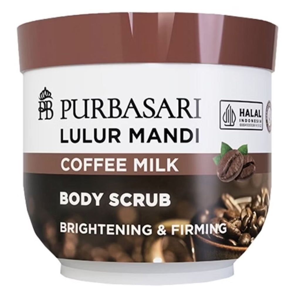 Purbasari Lulur Mandi Coffee Milk 200g Mencerahkan Kulit