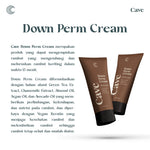 Cave Down Perm Cream 100 gr - Gel Down Penata dan Smooting untuk Styling Rambut Pria