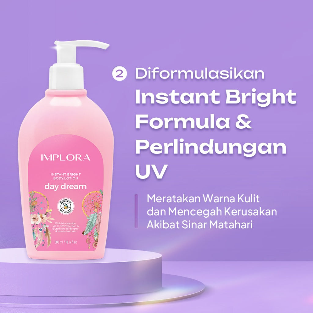 Implora Instant Bright Body Lotion | Lotion Perawatan Tubuh