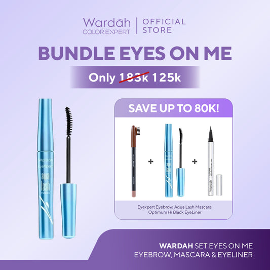 [BUY 3 125K!] WARDAH EyeXpert Aqua Lash Mascara - Bulu Mata Tebal Panjang Cepat Kering - Warna Intense dan Waterproof - Mudah Digunakan Dengan Hasil Natural - Makeup