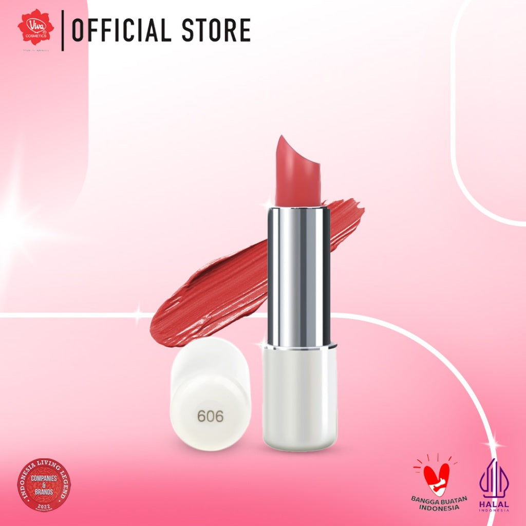 Red-A Lipstick with VIT E, Shea Butter, Avocado Oil & Squalane; No. 601 - 620 (3gr)