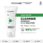 Whitelab Acne Care Facial Wash - Sabun Cuci Muka Untuk Kulit Jerawat Kontrol Minyak Berlebih Anti Bakteri dengan Mugwort, Tea Tree & BHA [BPOM]