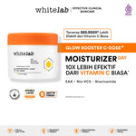 Whitelab Glow Booster C-Dose+ Day Cream - Pelembap Krim Pagi Pencerah Wajah untuk Kulit Kering dengan Niacinamide & UV Filter [BPOM]