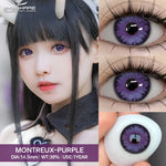 Eyeshare Softlens Cosplay Red 14.5mm 1Pasang Big Eyes Halloween Colored Contact Lenses