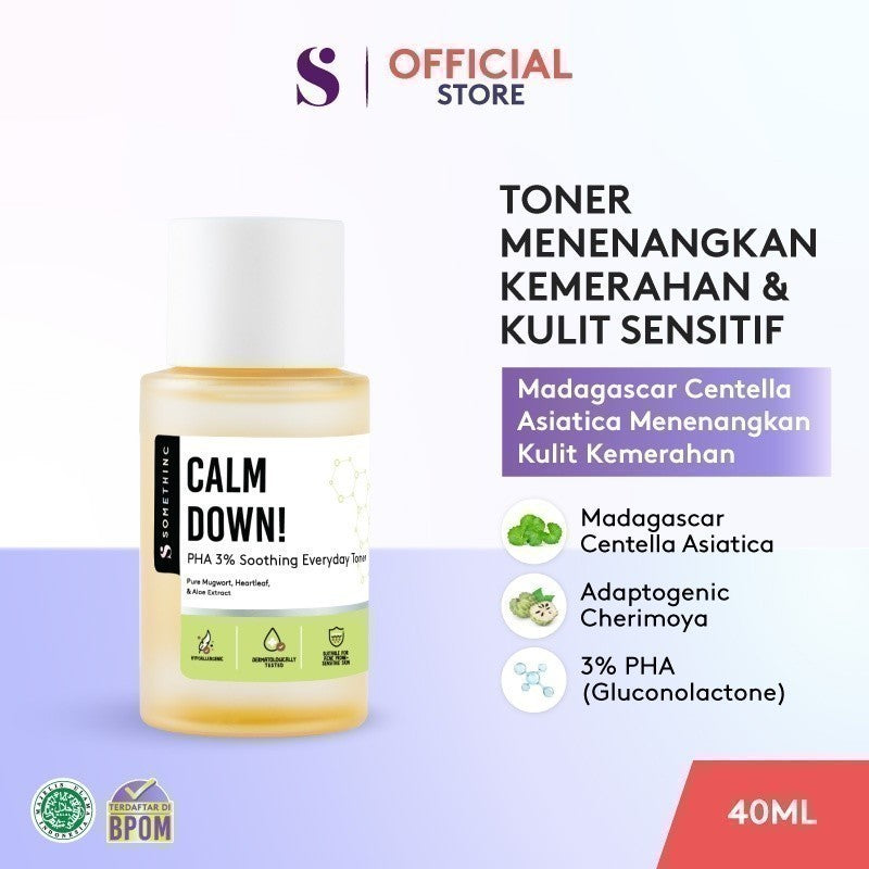 [SPECIAL MAMAMIA] SOMETHINC [2PCS] Calm Down Moist Refill x Toner 40ml