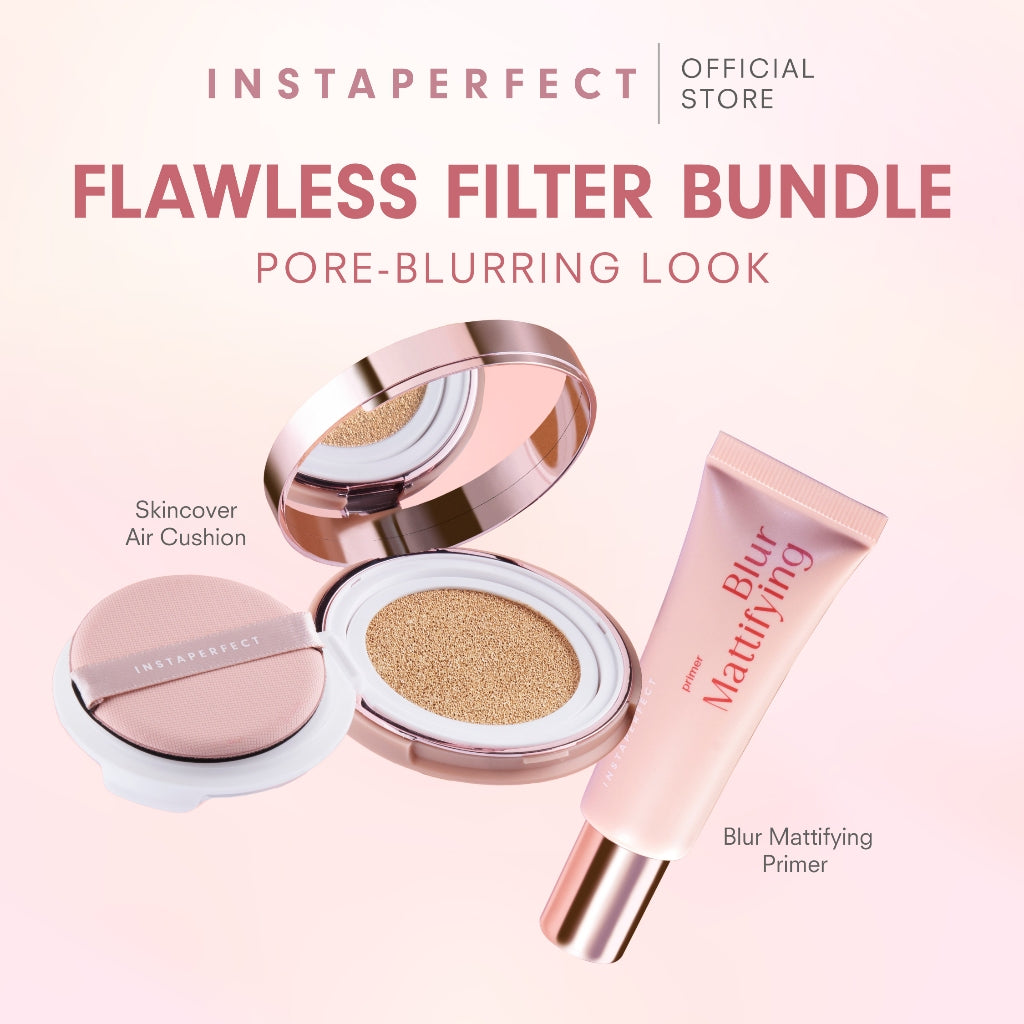 Instaperfect Flawless Filter Bundle (Skincover Air Cushion & Blur Mattifying Primer)