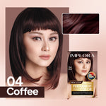 Implora New Permanent Hair Color | Pewarna Rambut Black Brown Burgundy
