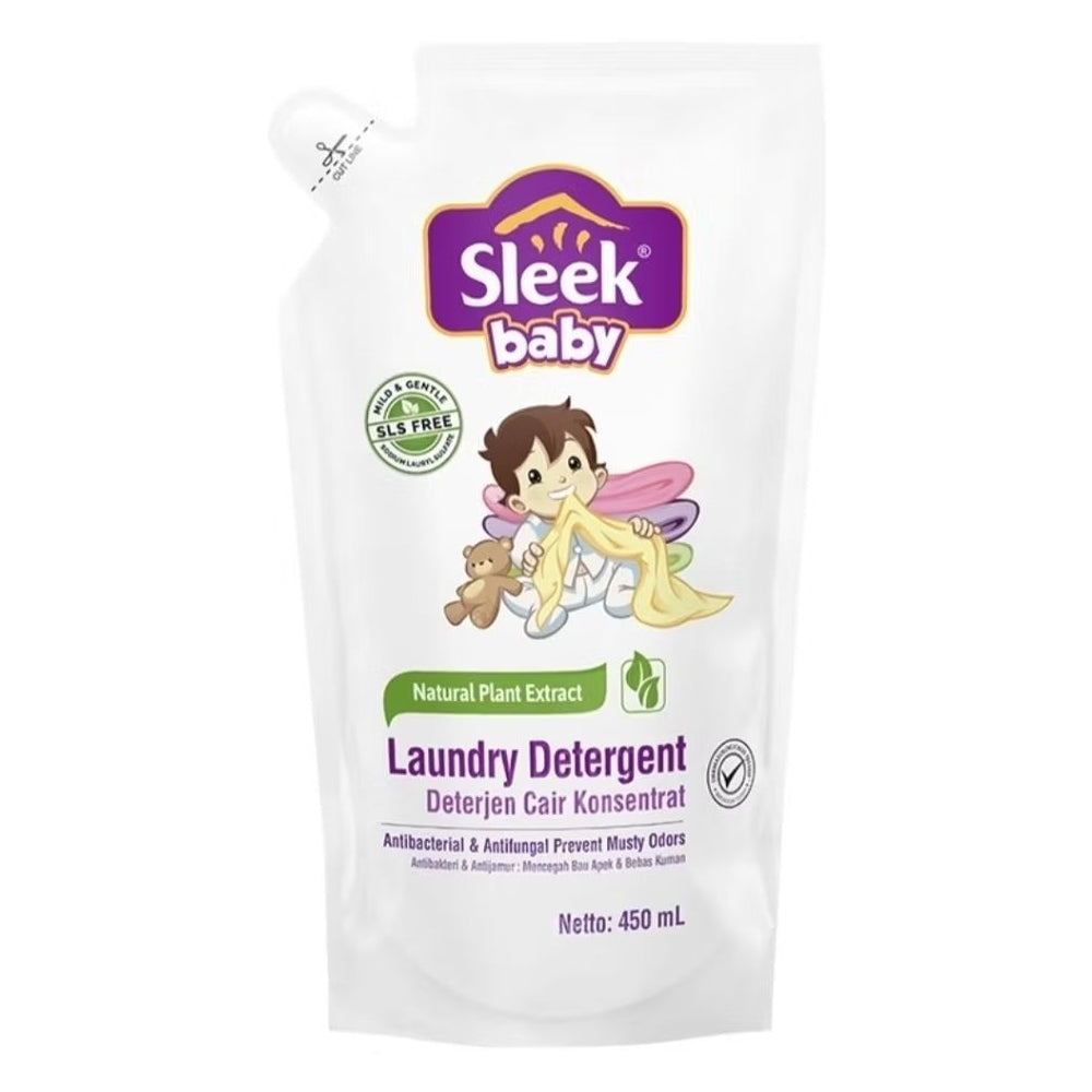 Sleek Baby Deterjen Cair Bayi Refill 450 ml