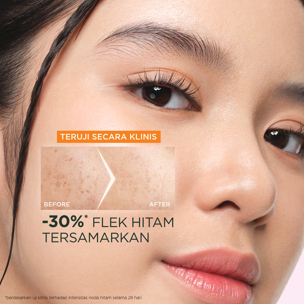 GARNIER Bright Complete Vitamin C Ceramide Barrier Moisturizer Gel 50ml - Water Gel Skincare Pelembab Ringan untuk mencerahkan tone up pelembab wajah cream pemutih wajah glowing cepat