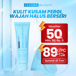 【BIG SIZE HEMAT 38K】Cleora Beauty 3 Minutes Exfoliating Gel 100ml - Skincare Exfoliasi Wajah Mengangkat Kotoran &  Sel Kulit Mati Scincare Face Scrub Niacinamide Eksfoliasi Muka Brightening Mencerahkan Penghilang Daki Bruntusan Flek Hitam Mencerahkan
