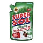 Supersol Karbol Cairan Pembersih Lantai Sereh Refill 750 ml