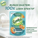 Sunlight Power Higienis Sabun Cuci Piring Mandarin Orange Refill 600 ml