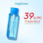 GLAD2GLOW Tremella Panthenol Sensitive Care Micellar Water-300ml Pembersih Wajah Make Up Remover Cleansing Water Membersihkan makeup waterproof dan kotoran Menenangkan dan menghidrasi kulit Tidak terasa lengket setelah membersihkan g2glow official store