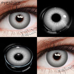 Eyeshare Softlens Lensa Kontak Mata Putih Cosplay Halloween Softlen Putih