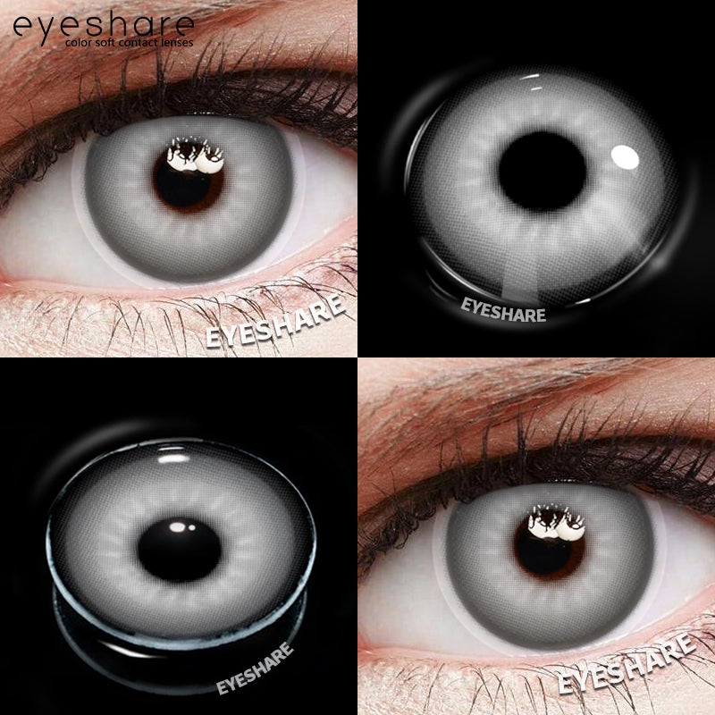 Eyeshare Softlens Lensa Kontak Mata Putih Cosplay Halloween Softlen Putih