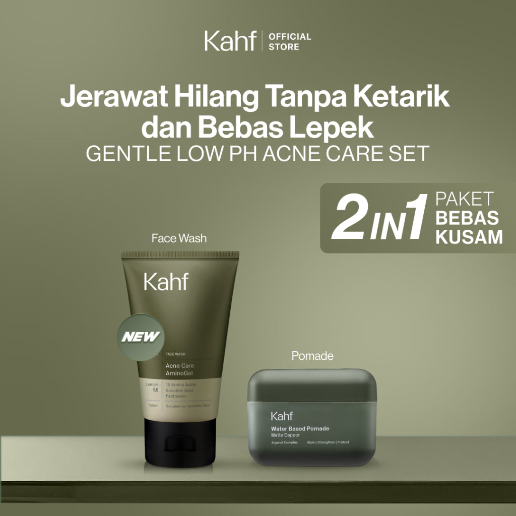 [POMADE NIKAHAN BRE] Kahf Water-based Pomade Matte Dapper 70 g - Pomade Rambut Pria - Approved by Barber and Suitable for Daily Use