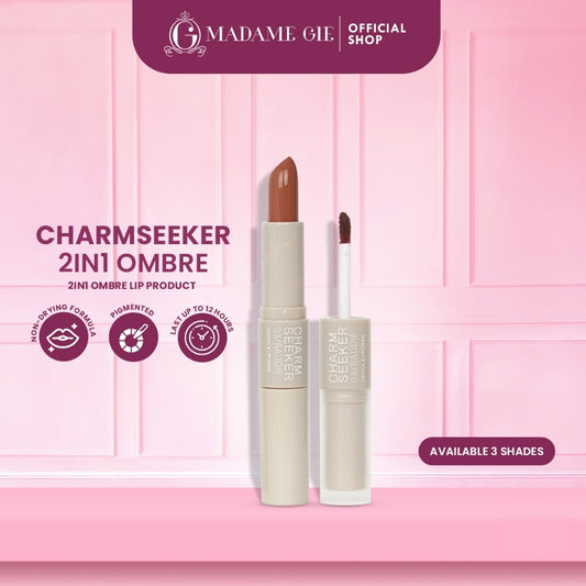 [FLASH SALE] Madame Gie Charmseeker 2in1 Ombre - Make Up Soft Matte Finish