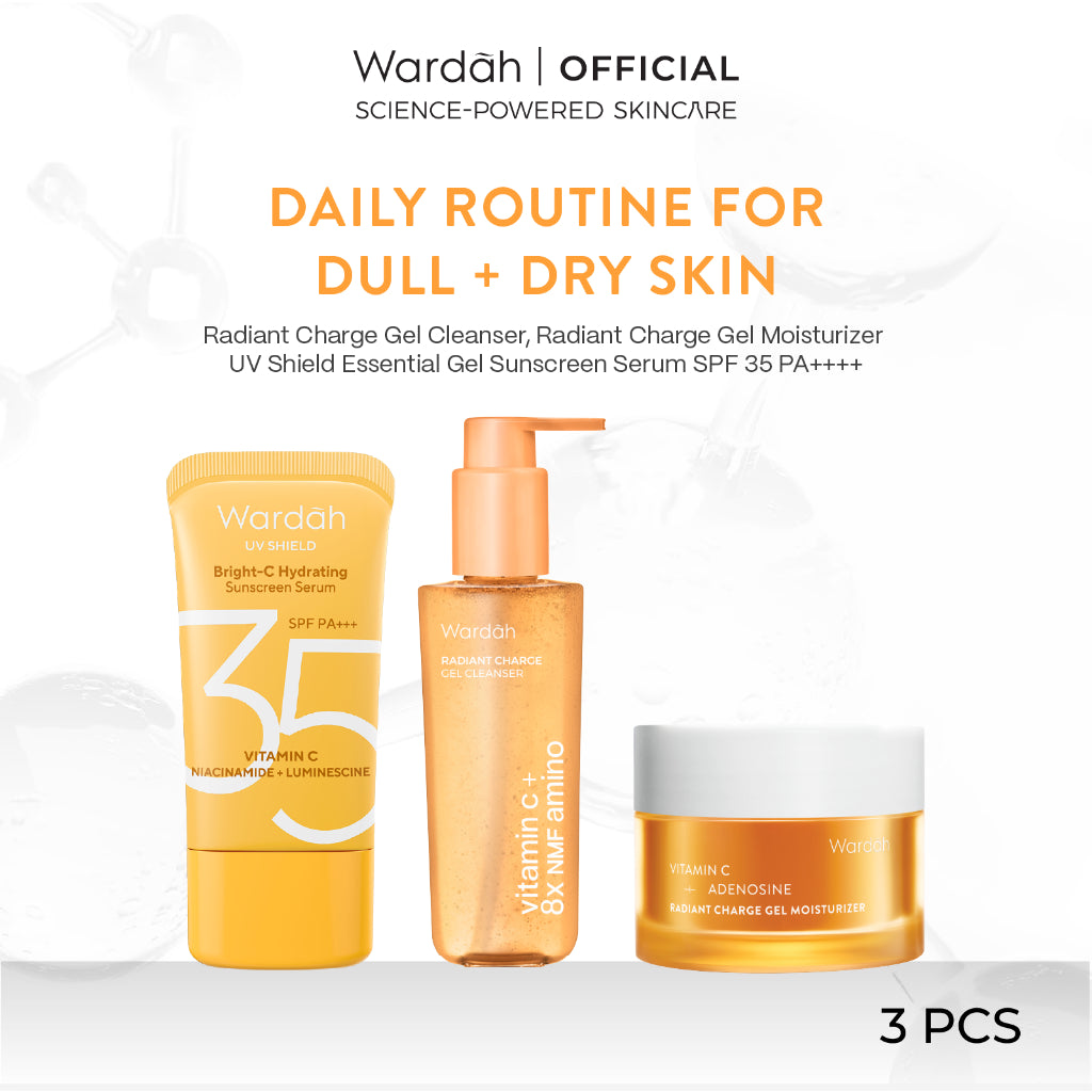 [New!] WARDAH Amino Gel Cleanser Vitamin C + 8X NMF Amino 120 mL - Sabun Cuci Muka Low pH untuk Kulit Kusam Dry Kering Senstive - Face Wash Membersihkan Mencerahkan Melembapkan Kulit - Kulit Sensitive - Pembersih Wajah - Facial Wash - Sabun Cuci Muka