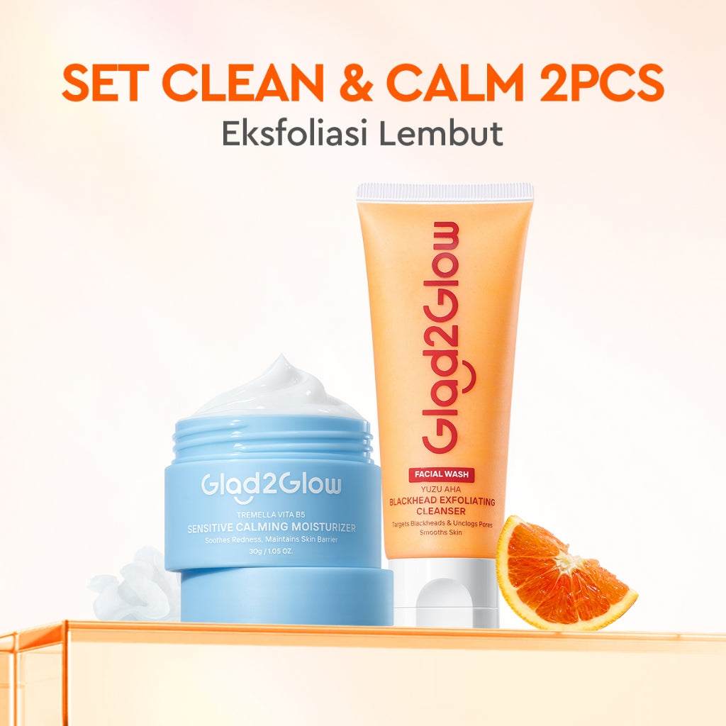 Glad2Glow Yuzu Aha Blackhead Exfoliating Cleanser facial wash skincare face wash sabun cuci muka cleansing balm exfoliating exfoliasi wajah sabun muka pembersih wajah Yuzu Aha Blackhead Exfoliating Cleanser Eksfoliasi secara lembut g2glow official store