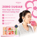 Noera Paket Glowing | Collagen Drink Improved Formula + Moisturizing Brightening Body Lotion + Lightening Body Scrub