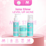 MCS Store - ISNA GLOW Paket Level Up ACNE dan Paket Level Up Normal Skincare BPOM Semua Jenis Kulit - Mencerahkan 6x Lebih Cepat dan Mengatasi Jerawat
