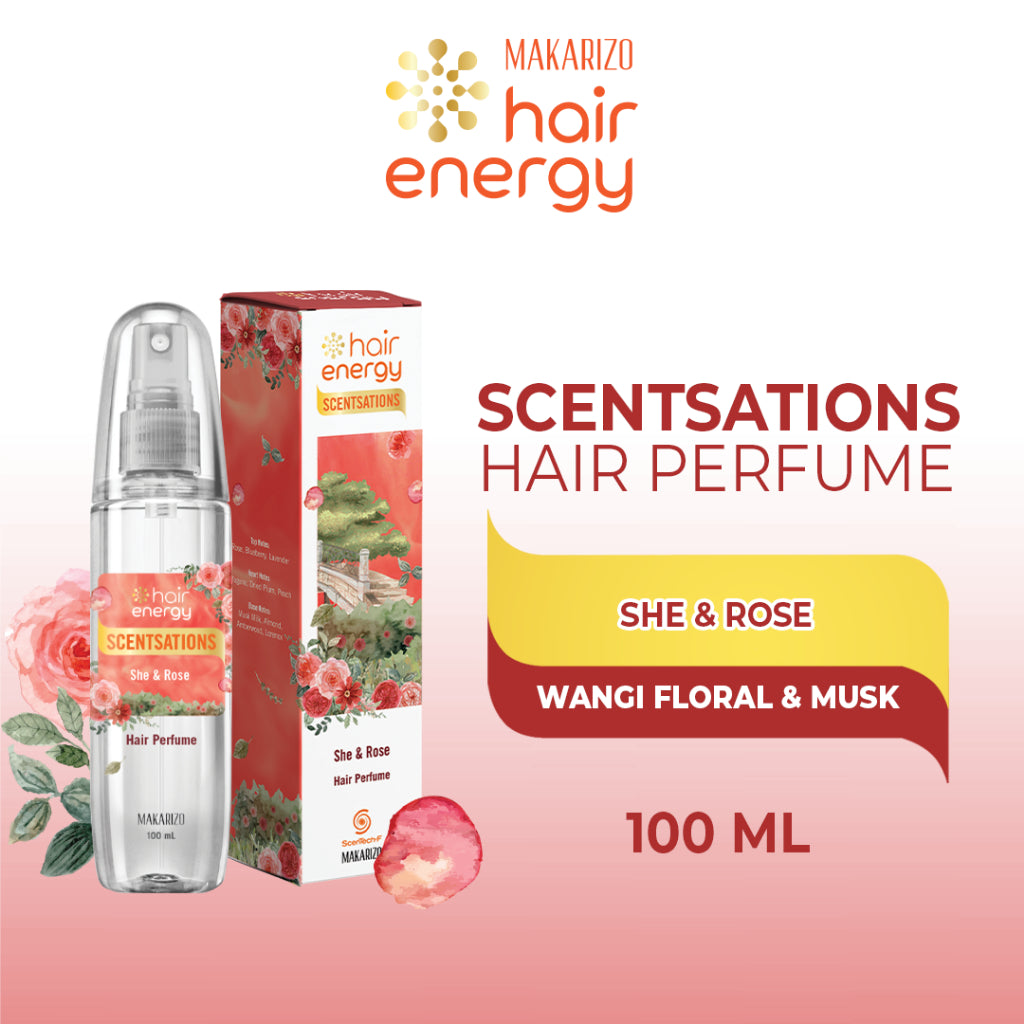Makarizo Hair Energy Scentsations Hair Fragrance She & Rose 100 mL